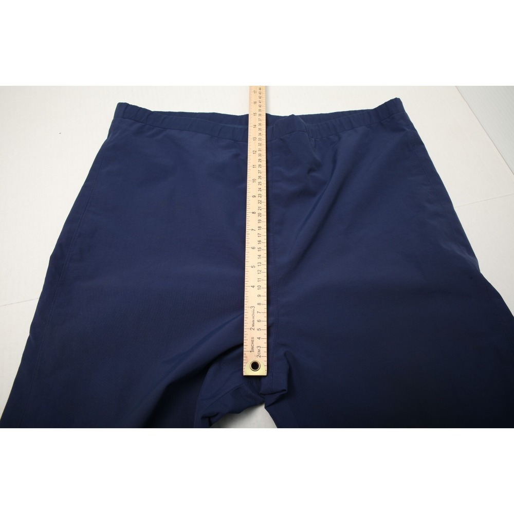 Vintage Eddie Bauer Pants Mens Medium Blue Nylon Goretex Waterproof Zip Ankles - Picture 11 of 16